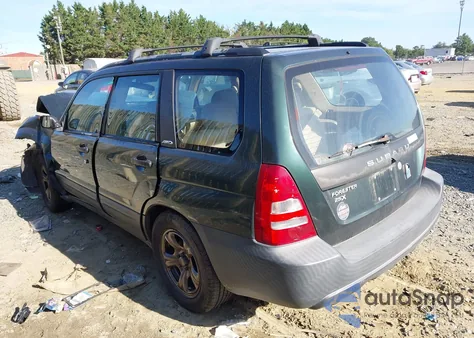 2003 Subaru Forester X from USA, damaged, VIN JF1SG63673H772207
